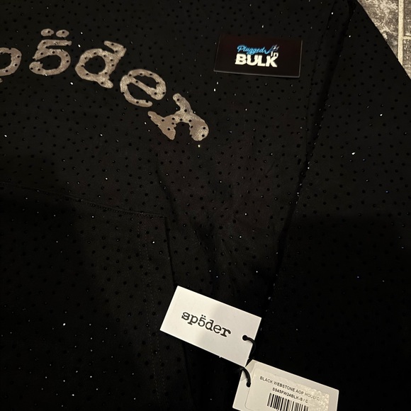Black VVS Sp5der Hoodie - Picture 3 of 6